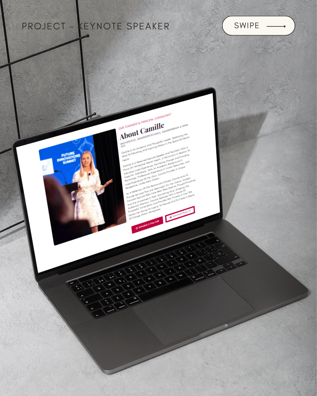 Keynote speaker website design and development by tohidul