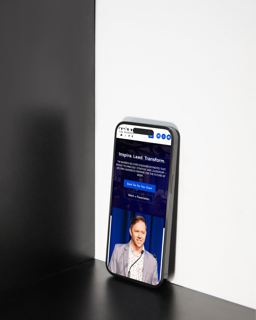 TIm - Keynote Speaker website design and development by tohidul (1)