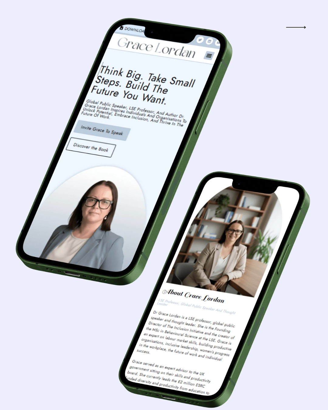 grace- Keynote speaker, author website design and development by tohidul