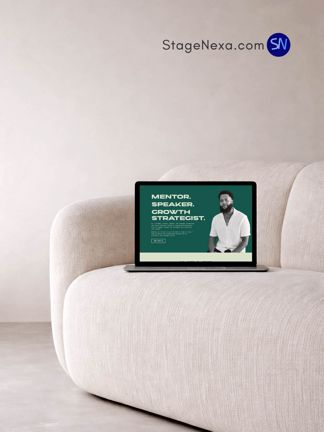 Mentor, Speaker & Growth Strategist Website Design and Development by StageNexa- Keynote Speaker Website Design and Development service (3)