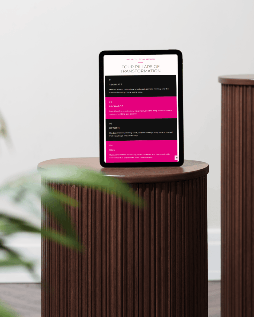 3. BECOLLECTIVE Luxury Wellness Retreat & Corporate Wellness Website by StageNexa