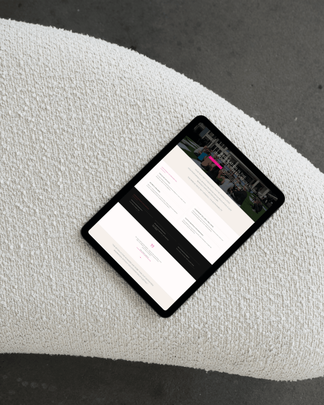 6. BECOLLECTIVE Luxury Wellness Retreat & Corporate Wellness Website by StageNexa